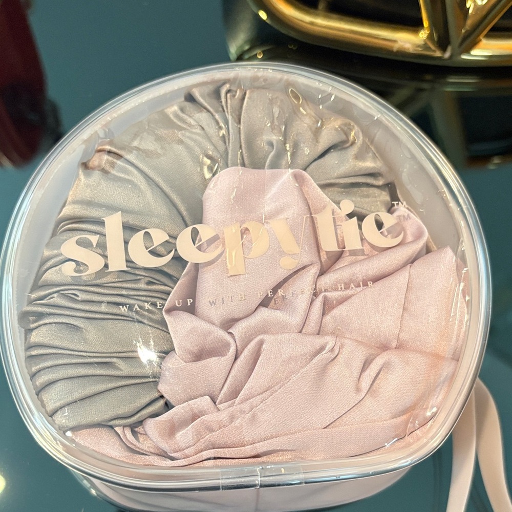 Sleepylicious Satin Pillowcase Set - Pink & Silver